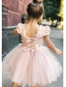 Floral Lace Tulle Flower Girl Dress